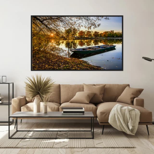 Quadro Decorativo Beira De Lago