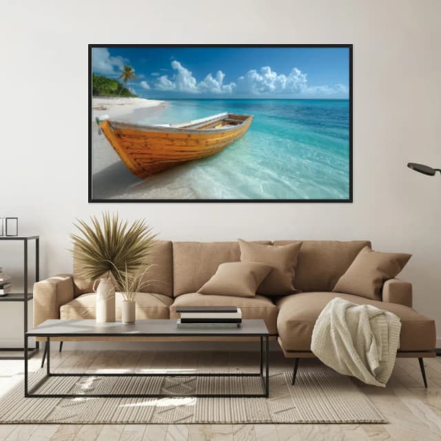 Quadro Decorativo Na Areia