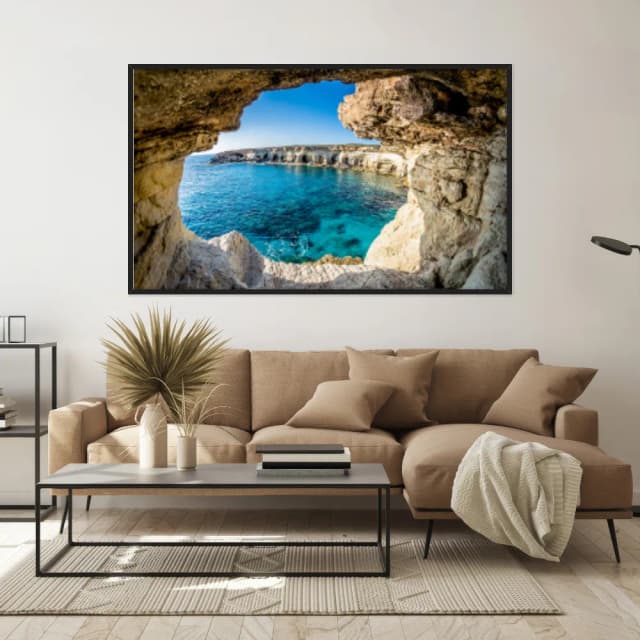 Quadro Decorativo Cavernas Marinhas