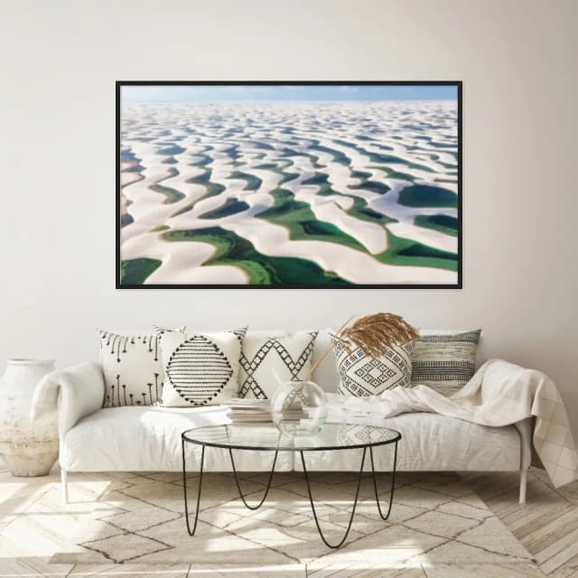 Quadro Decorativo Dunas De Areia Branca