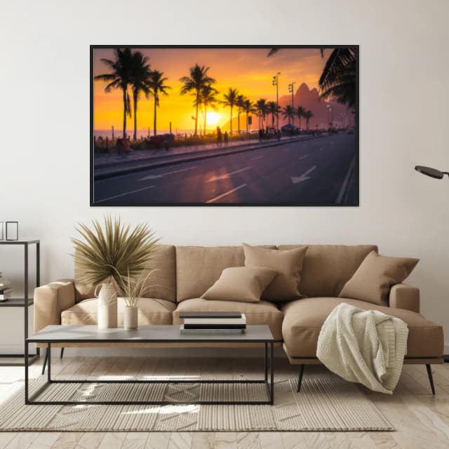 Quadro Decorativo Ipanema Rio De Janeiro