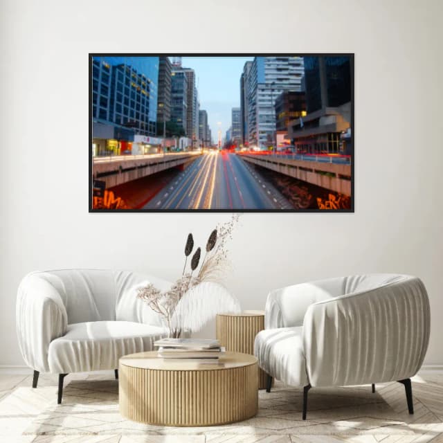 Quadro Decorativo Avenida Paulista Sao Paulo