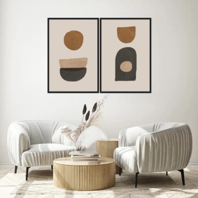 Kit Quadros Decorativos Boho