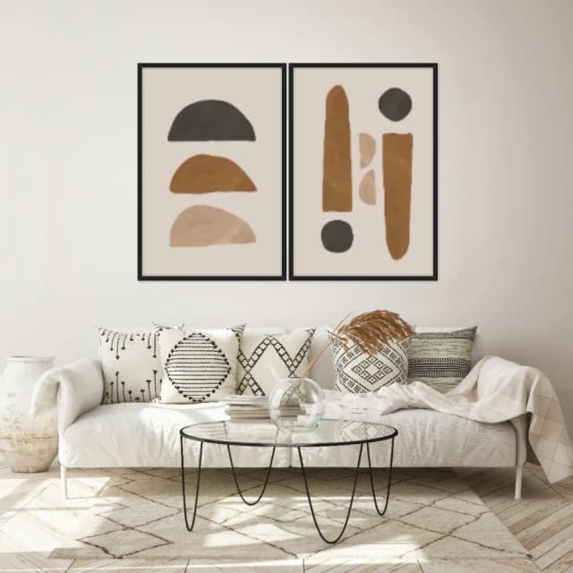 Kit Quadros Decorativos Boho