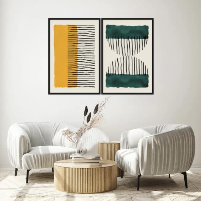 Kit Quadros Decorativos Formas