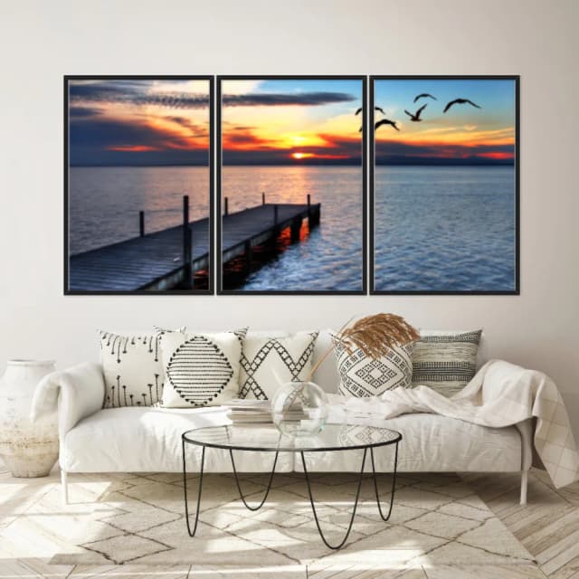 Kit Quadros Decorativos Passarela