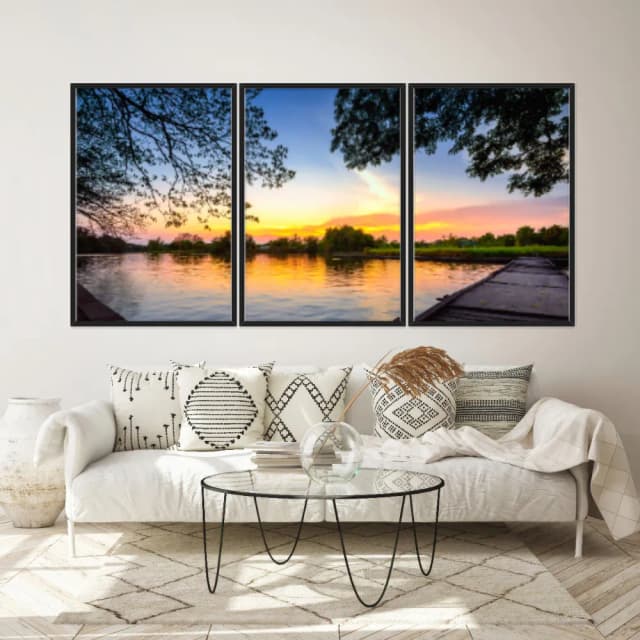 Kit Quadros Decorativos Passarela