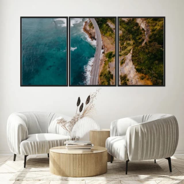 Kit Quadros Decorativos Estrada