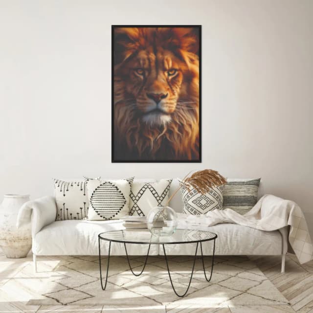 Quadro Decorativo Leão