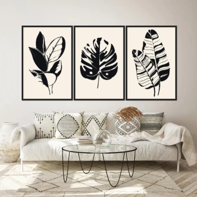 Kit Quadros Decorativos Minimalista