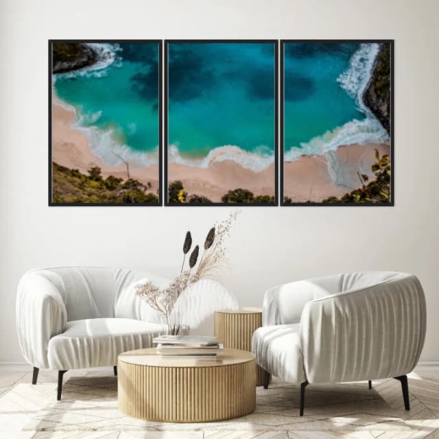 Kit Quadros Decorativos Praia