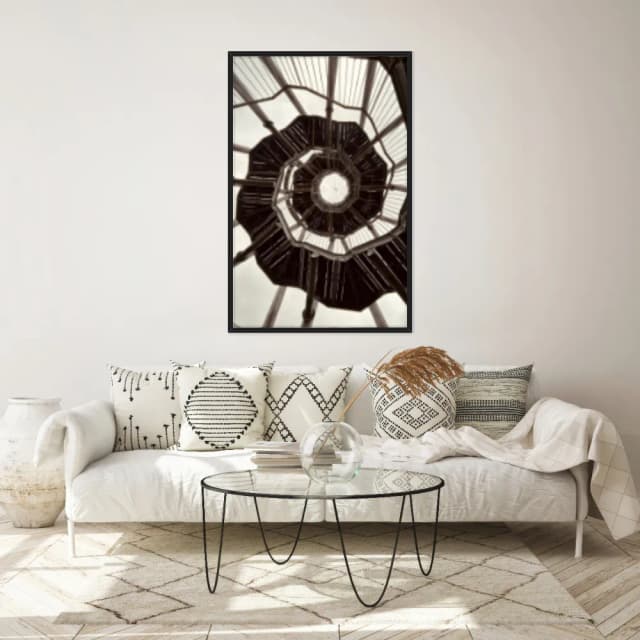 Quadro Decorativo Escada Espiral Conceitual