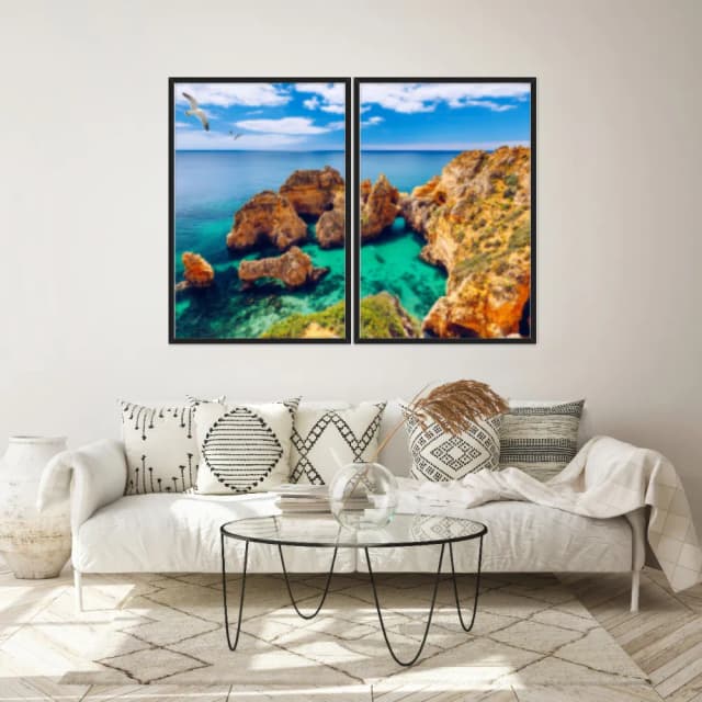 Kit Quadros Decorativos Ponta Da Piedade Portugal
