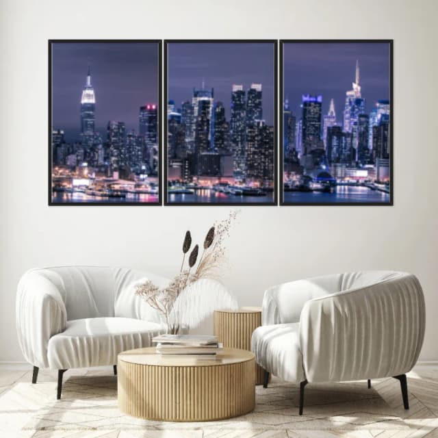 Kit Quadros Decorativos Manhattan Nova York